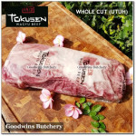 Beef Blade OYSTER BLADE WAGYU TOKUSEN marbling <=5 daging sapi SAMPIL KECIL aged FROZEN half cut +/- 1.2kg (price/kg)